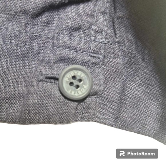 Poetry Linen Button Front Blazer Jacket Size 8 - Picture 4 of 11